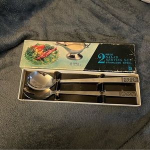 Vintage 2 piece salad set